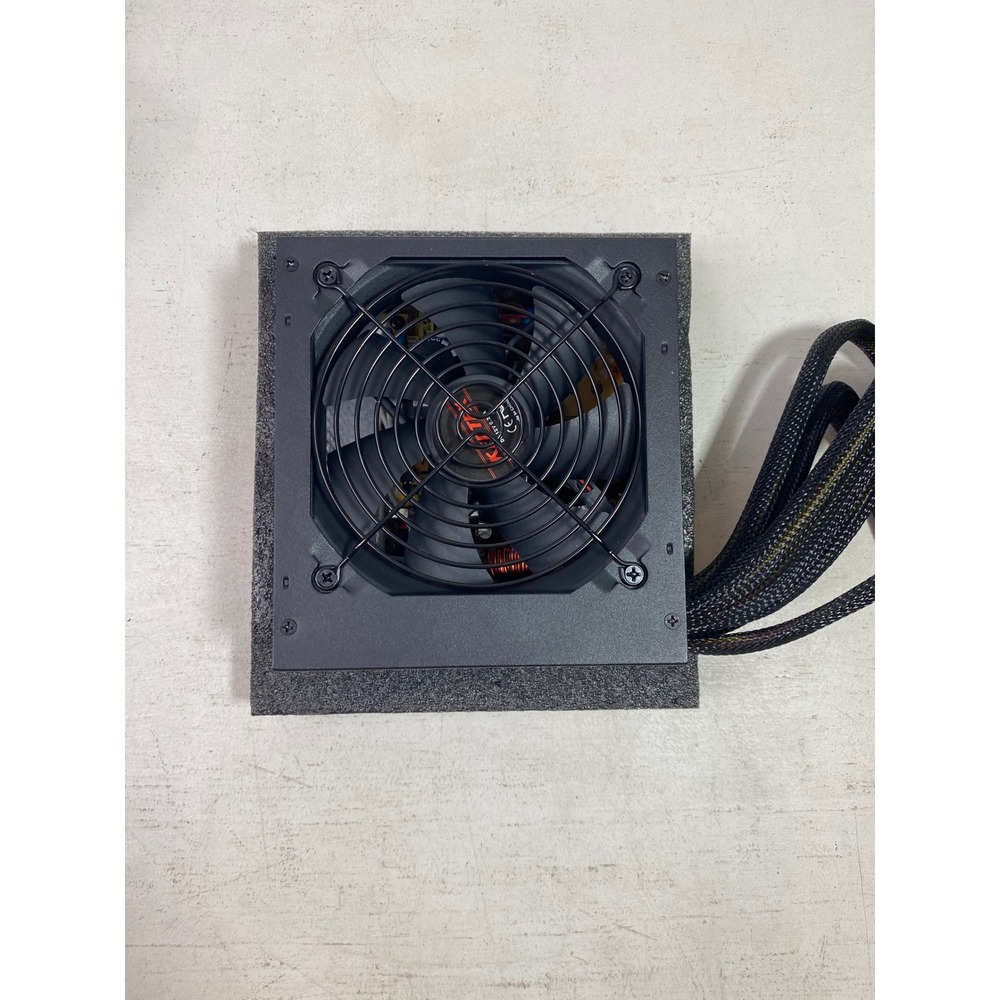 Kentek KTPS-750 750W ATX Power Supply PSU 120mm Fan Mesh Sleeved Cables